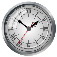 Clock icon. World time concept. Business background. Internet marketing.