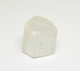 Aquamarine raw gemstone crystal