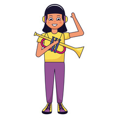 people listening music