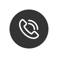 Call vector icon in modern style for web site and mobile app