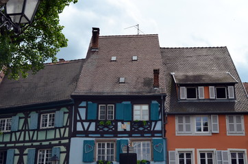 Bunte Häuser in Colmar