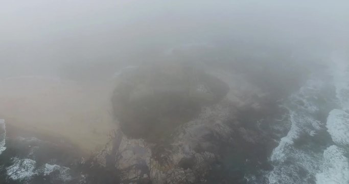 Mystical Insua fortress and lighthouse