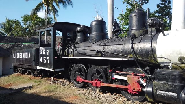 Old Museum locomotive somewhere in Cuba