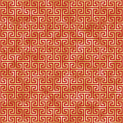 Lunar New Year Seamless Pattern - Red and gold pattern design for Lunar or Chinese New Year