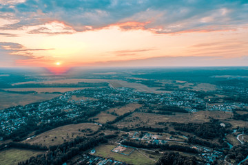 Obraz premium Sun at sunset