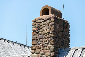 cheminée en roche Port Royal National Historic Site, Nova Scotia Canada