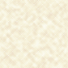 Art Deco Seamless Pattern - Repeating metallic pattern design with art deco motif