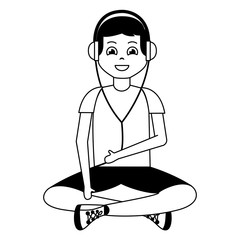 people listening music