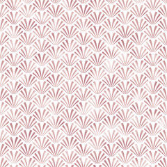 Art Deco Seamless Pattern - Repeating metallic pattern design with art deco motif