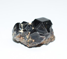Melanite Garnet raw gemstone crystal from Mali