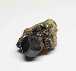 Melanite Garnet raw gemstone crystal from Mali