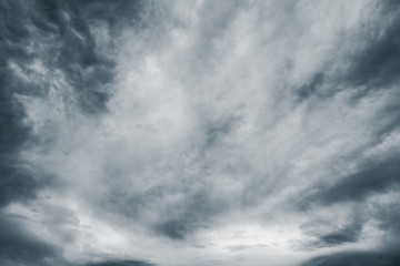 Storm Clouds In Sky Background, Dark Storm Cloud Weather 