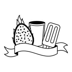 tropical fruits design