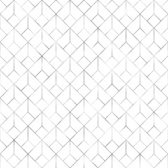 Naklejka premium Art Deco Seamless Pattern - Repeating metallic pattern design with art deco motif