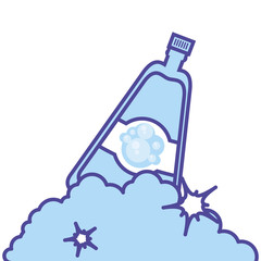 Isolated cleaning detergent design icon vector ilustration