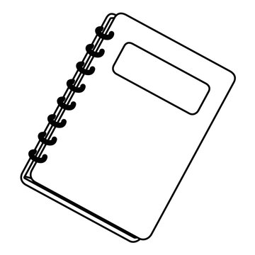 Isolated notebook design vector illustrator