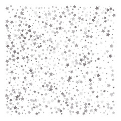 Obraz premium Silver glitter falling stars.