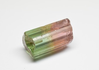 Tourmaline from Congo raw gemstone crystal