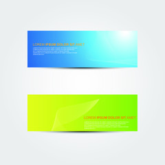 Fototapeta premium Vector abstract design banner web template