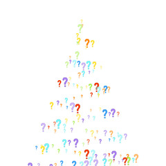 Question marks Quiz doubt survey faq public poll.