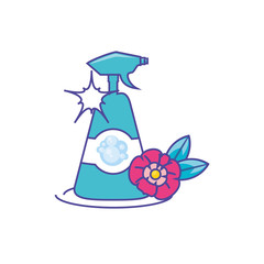 Isolated cleaning detergent design icon vector ilustration