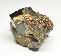 Melanite Garnet raw gemstone