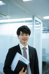 笑顔のビジネスマン