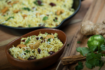 comida vegetariana india