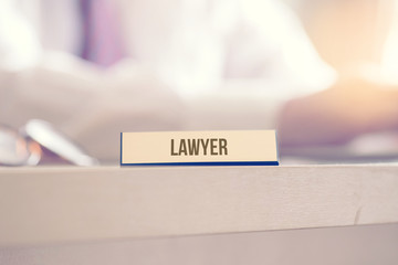 Die Kanzlei von einem Anwalt