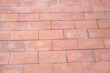 close up brick floor texture