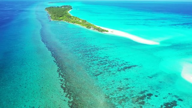 world largest barrier reef Great Barrier Reef Coral Pacific Ocean Queensland Australia, aerial shot