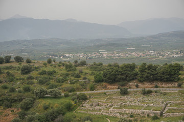 Mycenae, Greece: An archaeological site near Mykines, on the Peloponnese, Mycenae was a major center of Greek civilization in the 2nd millennium BC.