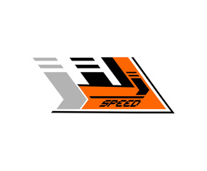 Creative design of speed arrow