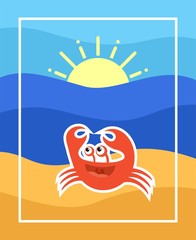 nice summer beach background