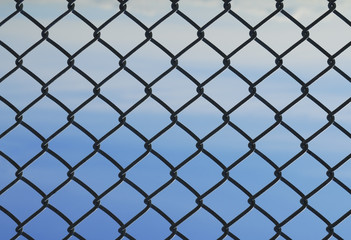 fence and sky