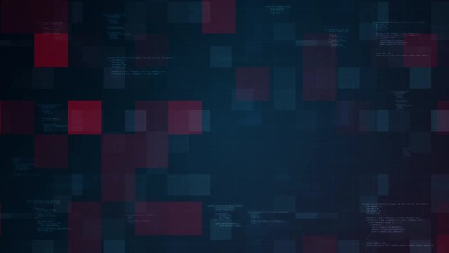4K Programming code abstract technology footage background concept. Computer program code running in virtual space with blank space for your text. 