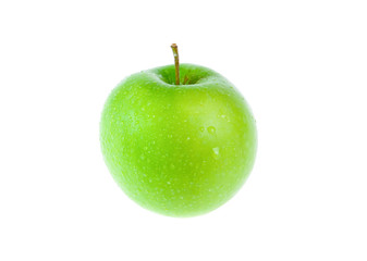 green apple isolated on white