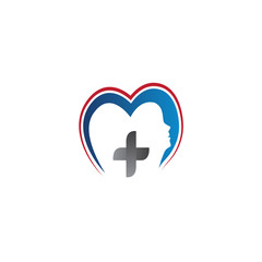 Health care and medical logo or icon