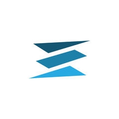 Lightning vector logo and the symbol of an electric current