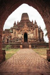 One of the ancient Buddhist temples of Bagan