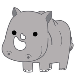 動物のイラスト-サイ