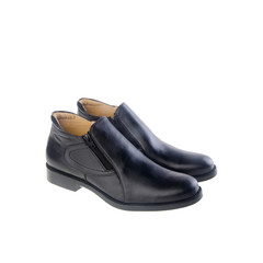 shoe or men's shoes in fashion concept on a background.