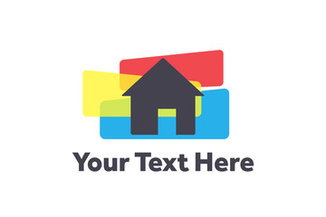 house logo creative illustration vector of graphic , house logo illustration vector , vector of house logo illustration for logo identity and business