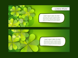 Concept of web header design.