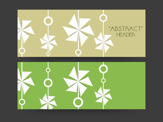 Web abstract header or banner design.