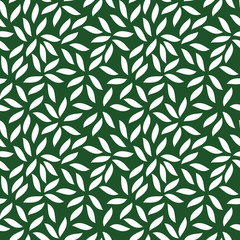 Naklejka na ściany i meble Leaves Pattern. Floral seamless pattern for wrapping, fabric, paper and wallpaper. Endless Background.