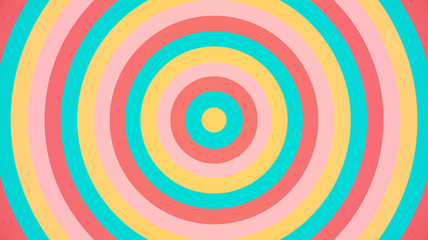 Abstract ray burst rainbow background. Soft gradient pastel Colorful Comic graphic with radial stripe pattern