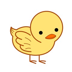 動物のイラスト-ひよこ