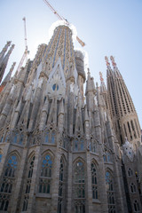 Die Sagrada Familia in Barcelona Spanien