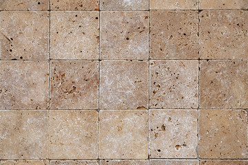Brown stone tiles, background, texture